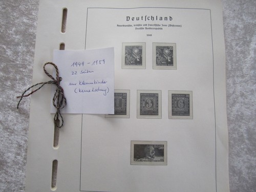 Leuchtturm vordrucke brd - brd, 1949