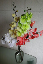 Seidenblumen - Kunstblumen - Orchideenzweige - 4 Stück - 55 cm