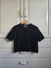 Elegante Kurzarm-Strickjacke von Abercrombie & Fitch, Baumwollgemisch