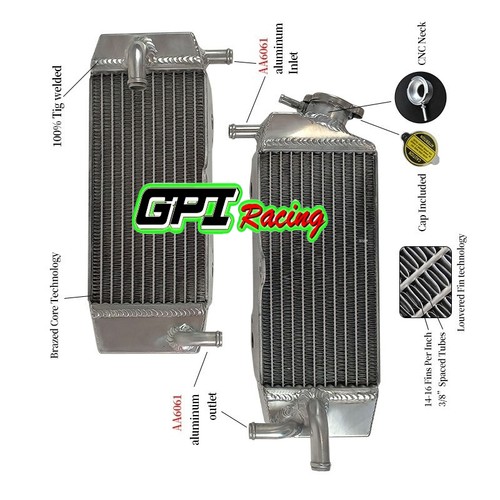 Aluminum kuhler radiator - kuhler, for