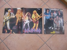 Def Leppard, 80er Jahre, Zeitschrift Bravo, 2 Poster