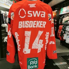 GAME WORN TRIKOT HOCKEY IS DIVERSITY #14 BUSDEKER Augsburger Panther 2025-26