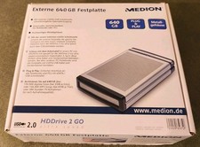 Medion HDDrive 2 Go 640 GB Externe Festplatte mit eSATA Anschluss