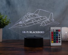 SR-71 Blackbird LED Tischlampe