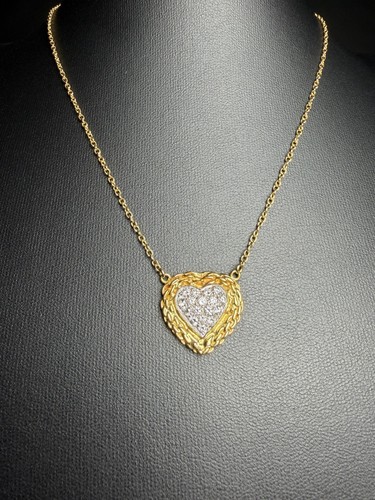 Collier diamant herz 750 - collier,
