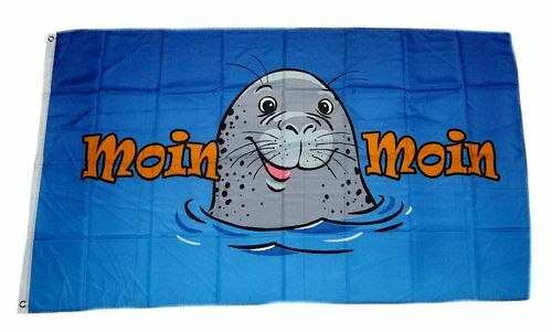 Flagge fahne seehund moin - flagge,