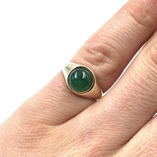 8ct gold ring emerald - , 333