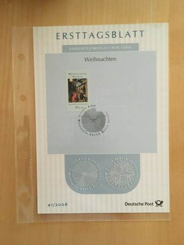 Ersttagsblatt weihnachten - ersttagsblatt,