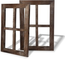 Wand Vintage Holzfensterrahmen