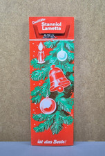 Stanniol Lametta, Silberfarbig, Unbenutzt, original Verpackt, 46 gr. ca. 25 cm