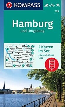 Kompass wanderkarten set 725 - wanderkarten-set,