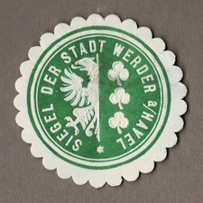 Siegelmarke Brandenburg: SIEGEL DER STADT WERDER a/HAVEL