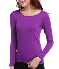 Damen Langarm Kurzarm T-Shirt