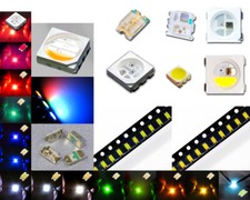 SMD LED 0402 0603 0805 1206 3528 5050 Superhelle LEDs Auswahl 10 20 50 100 Stück