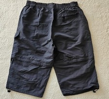 3/4 Trekking Hose 2 in 1 - Zip-Off - Blau - Gr. L - geformtes Knie