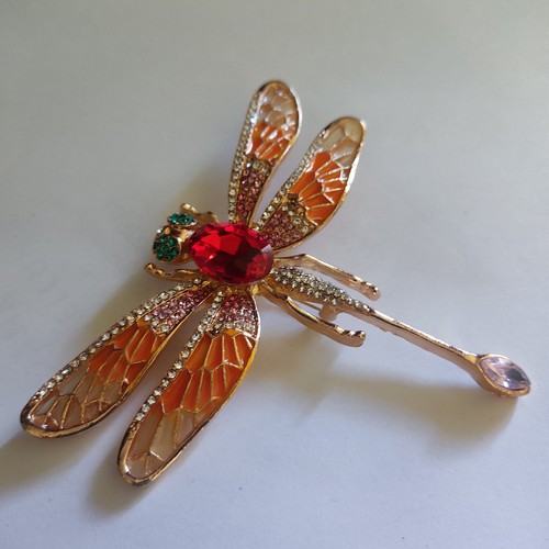 Brosche schmetterling mit - ,
