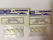 Team Associated RC Car #6862, Tamiya front wheel adapter, 2 Packungen
