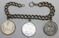 A0189 - Silber Münzen Armband