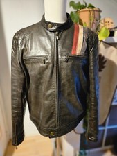 Rare Belstaff Black Prince Leather Jacket Three Band 1955 Limited Edition RA n°