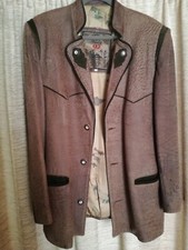 Trachten lederjacke bison - lederjacke,
