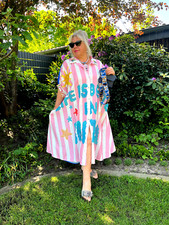 Damen Maxi Kleid Übergröße