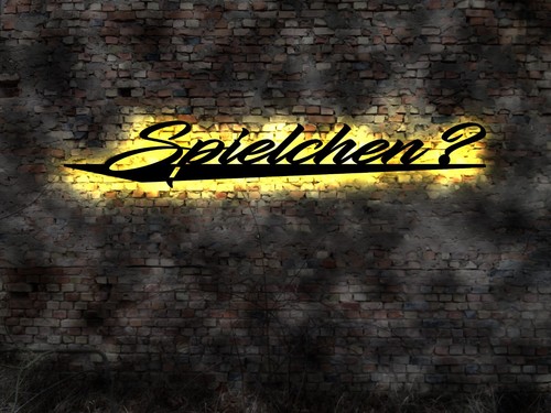 Led schild spielchen spiel - ?,