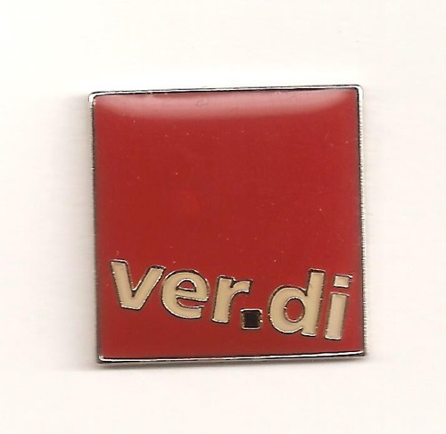 Gewerkschaft verdi pin - verdi, e