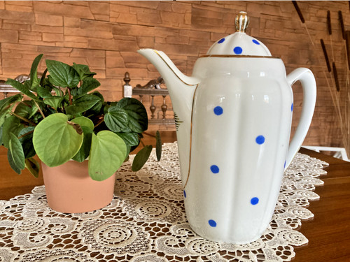 Kaffeekanne porzellan antik - kaffeekanne,