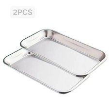 2 Stück Edelstahl Schale