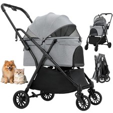 One-Touch Faltbarer Hundebuggy Hundewagen Buggy Kleine Hunde,Katzen Pet Stroller