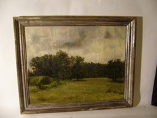 Münchner Schule Prof. Adalbert Waagen Berchtesgaden : Bei Starnberg Ölstudie WK2