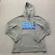 Under Armour Kapuzen Pullover Herren S Grau Sweater Sweatshirt