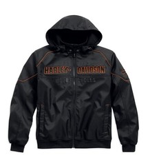 Harley-Davidson Idyll Outerwear Soft Shell Jacke Gr. L - Schwarz Herren
