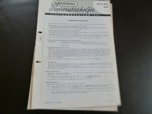 Original service manual - original,