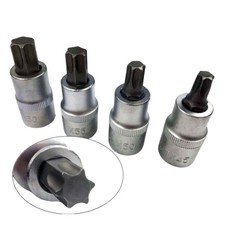 ASTA 1/2" Torx Steckschlüssel T20-T60 Innen-Torx Bit Einsatz Stecknuss Nuss Kfz