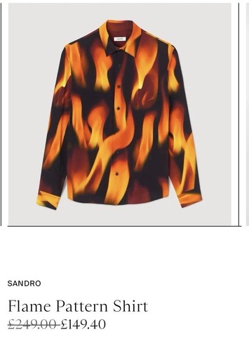 Sandro paris mens rayon - paris,