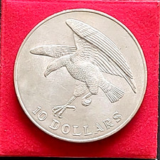 Singapur - 10 Dollar 1973, Seeadler - Silber 0.900