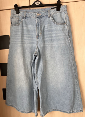 Hellblau denim wide - tu,
