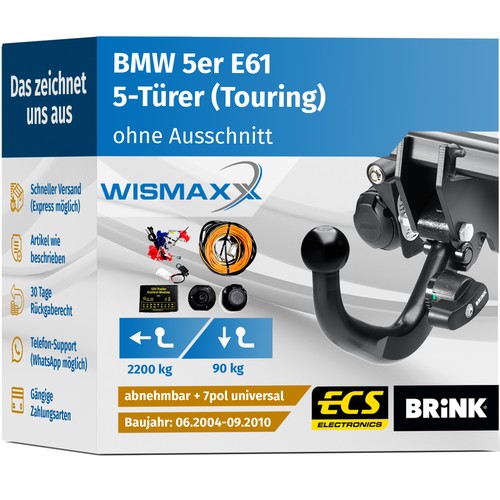 Anhängerkupplung für bmw 5er - anhÄngerkupplung,