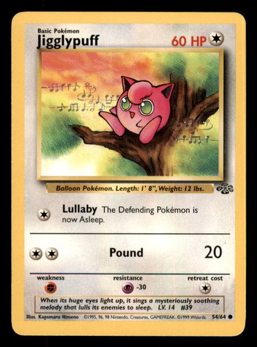 Pokemon jigglypuff 64 - jigglypuff, 54/64