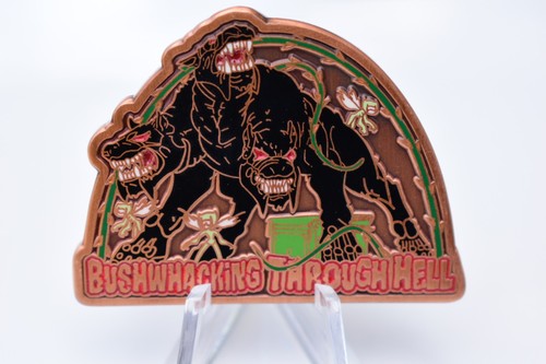Bushwhacking through hell - through,