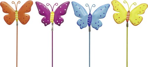 Metallstecker schmetterling - metallstecker,