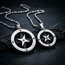 2x EDELSTAHL PARTNER KETTEN