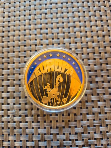 Medaille ecu vergoldet 1998 - medaille,