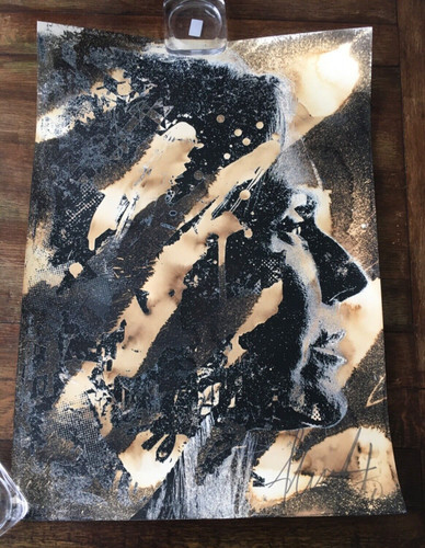 Vhils drip signiert - vhils, &