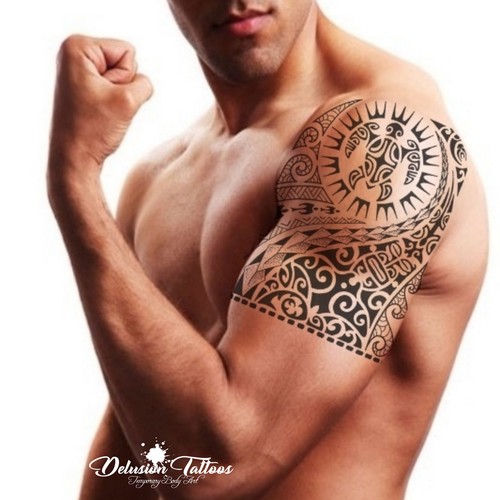 Temporäres tattoo tribal - temporäres,