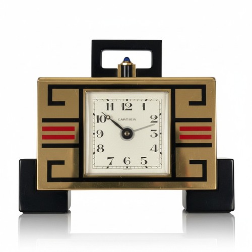Cartier tischuhr mit wecker - cartier,