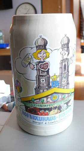 Bierkrug oktoberfest münchen - bierkrug,