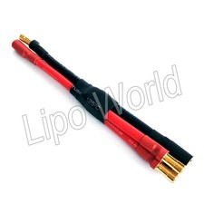 5.5mm Goldkontakte 2x Stecker parallel 10AWG ! Adapter Kabel Ladekabel LiPo Akku