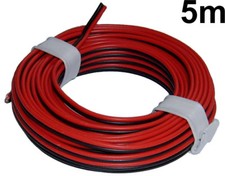 5m Litze 2-adrig  rot/schwarz